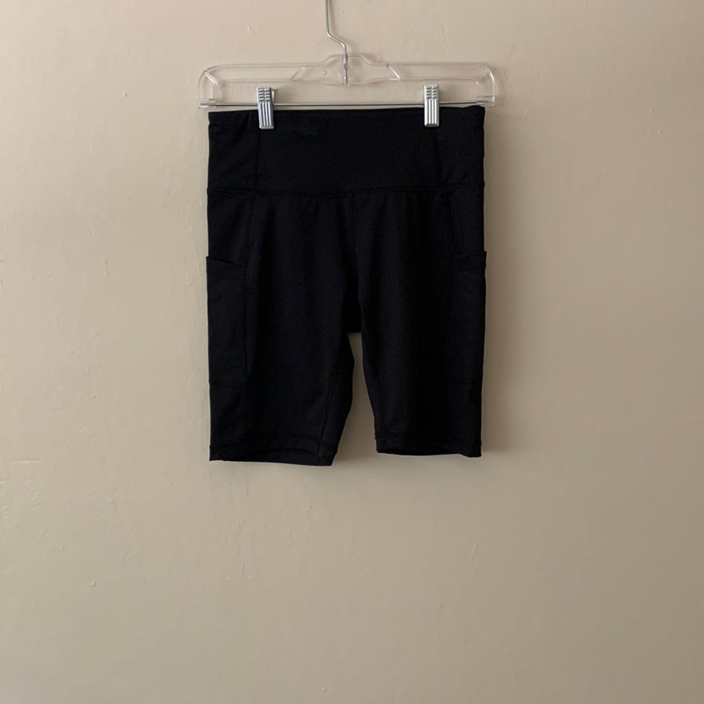 Black biker shorts